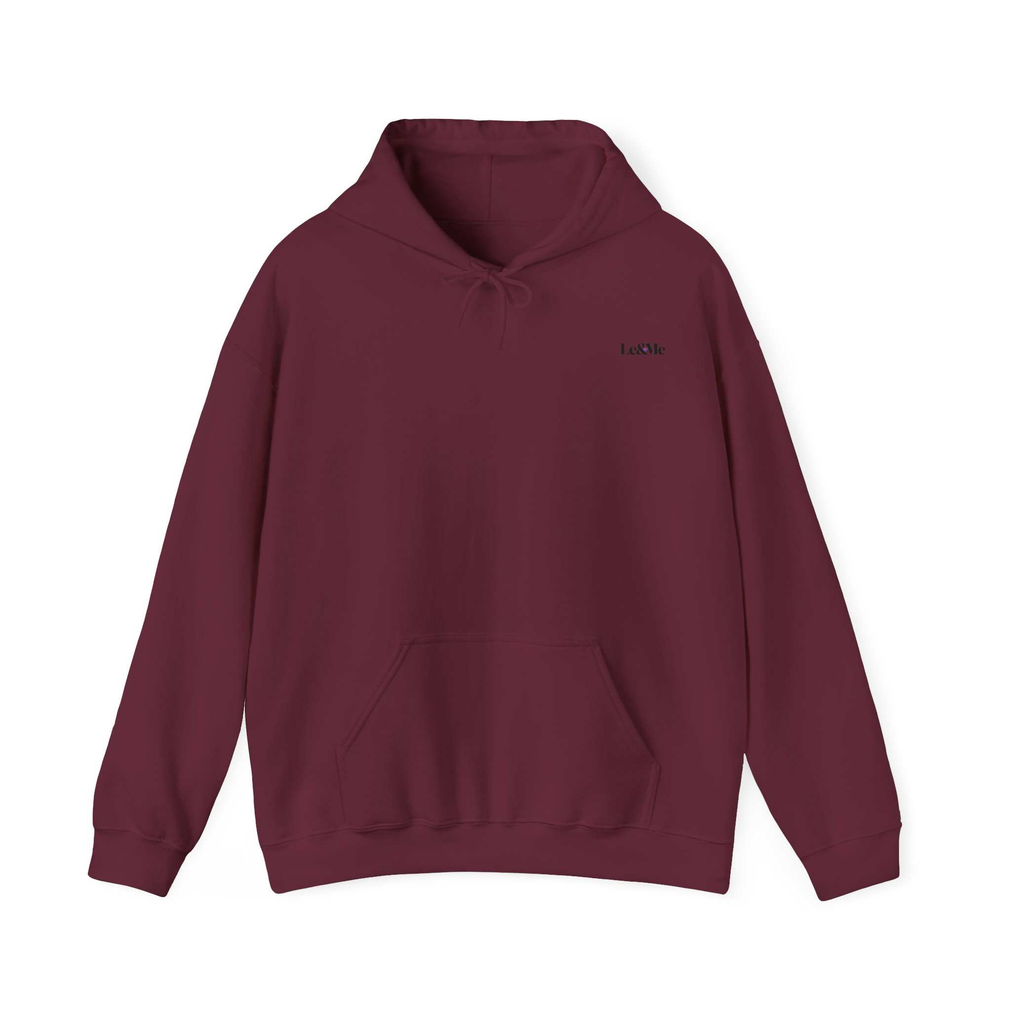 Le&Me Signature Minimalist Script Hoodie - Image 9