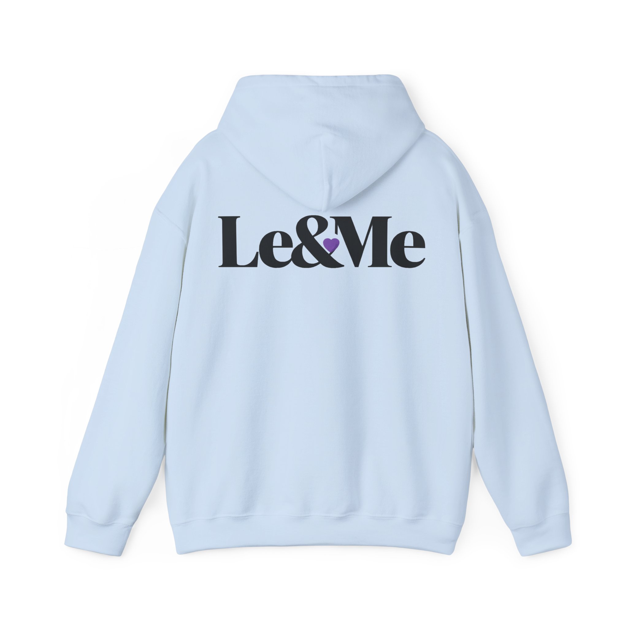 Horizontal Large Back Signature Le&Me Logo Hoodie - Image 9