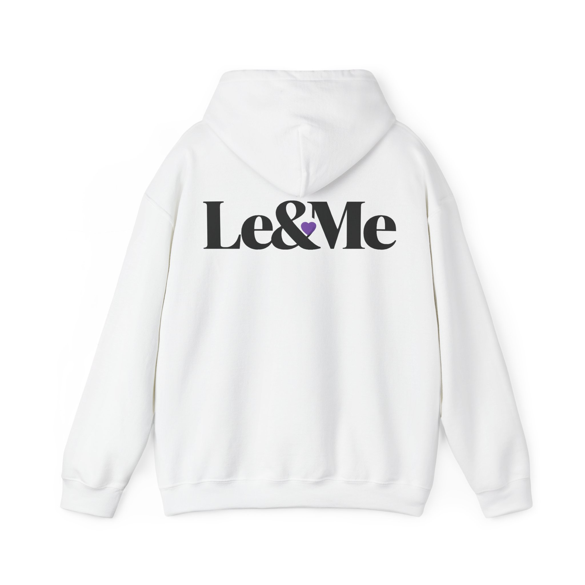 Horizontal Large Back Signature Le&Me Logo Hoodie - Image 3