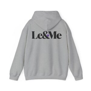 Horizontal Large Back Signature Le&Me Logo Hoodie