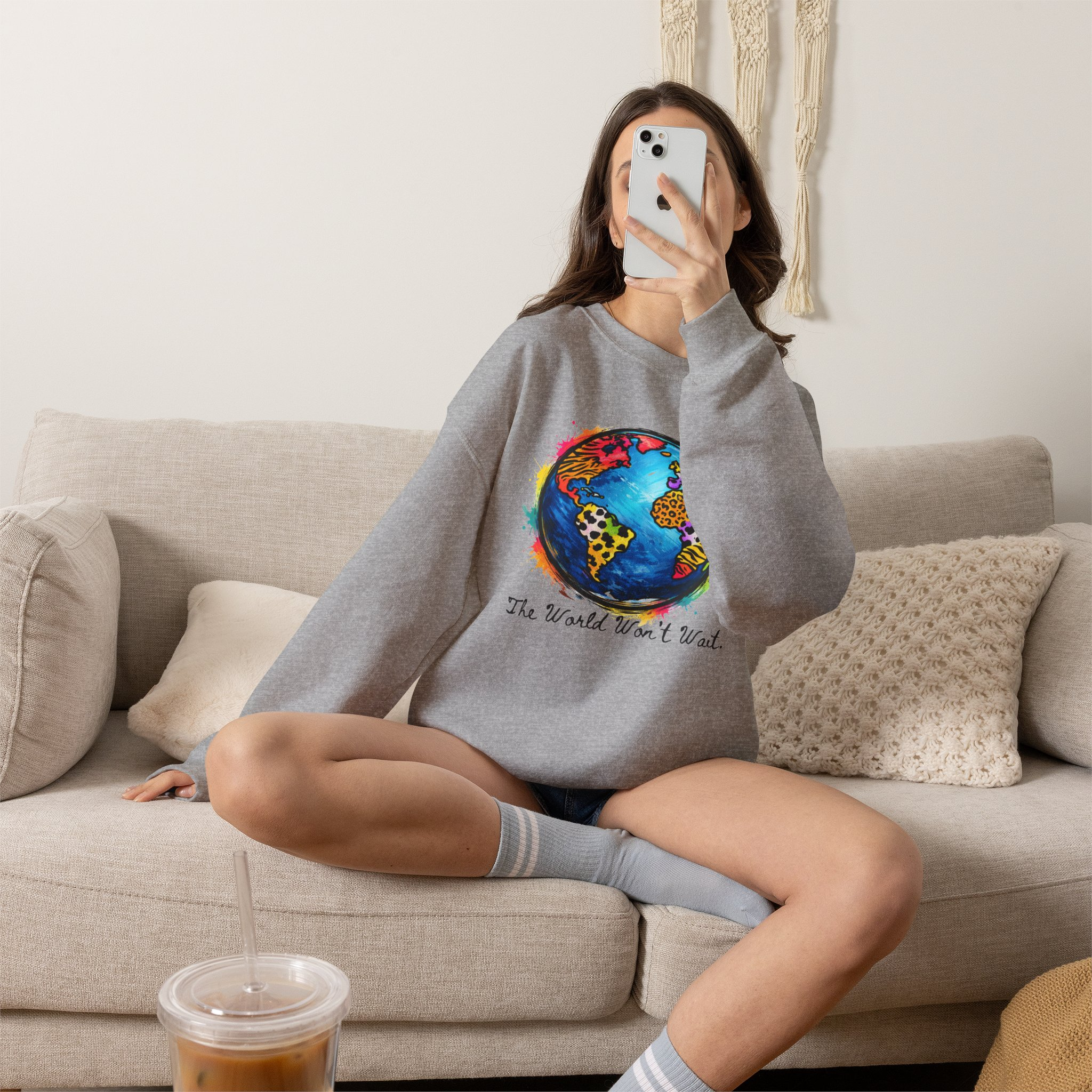 The World Won't Wait Sweatshirt - Image 2