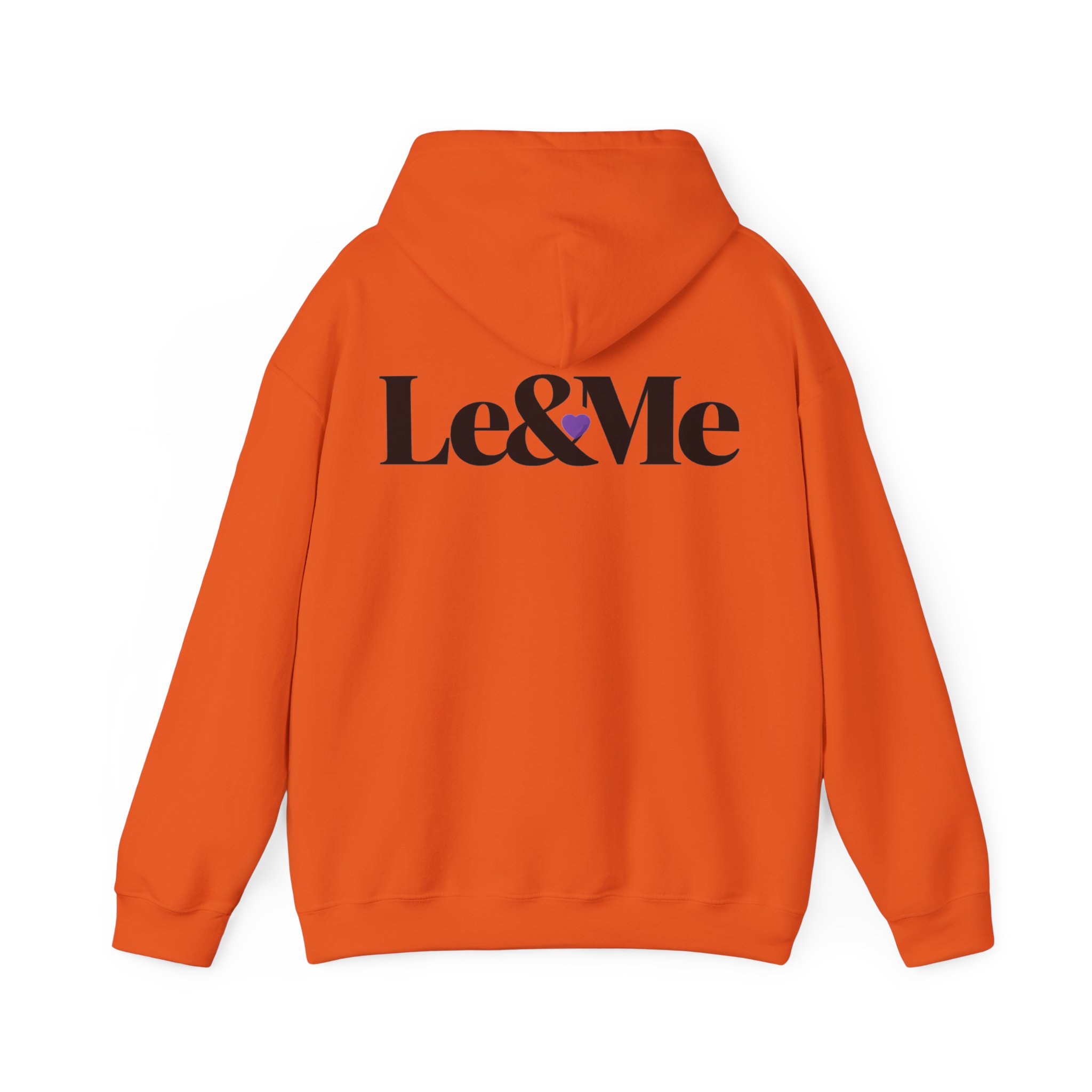 Horizontal Large Back Signature Le&Me Logo Hoodie - Image 5