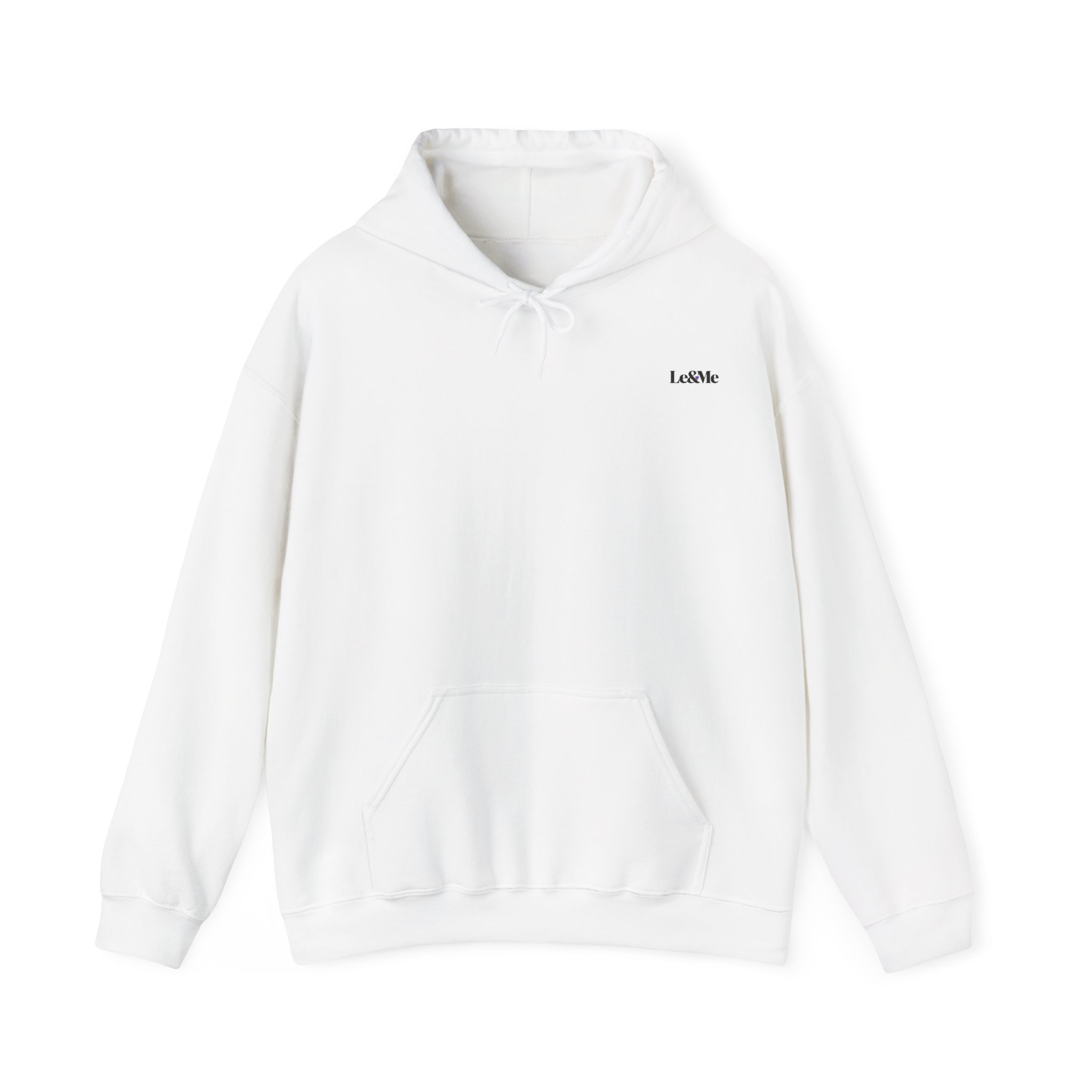 Le&Me Signature Minimalist Script Hoodie - Image 4