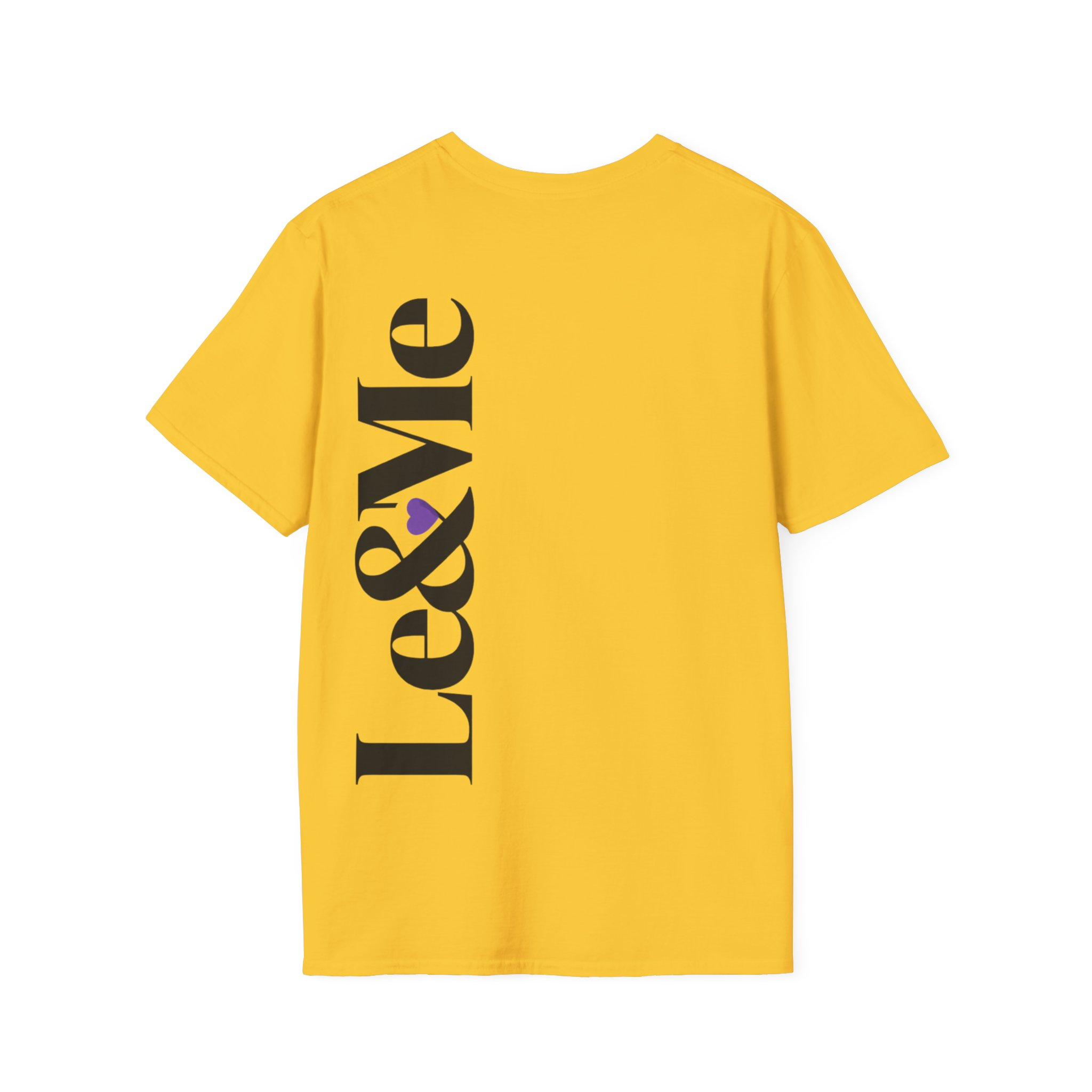 Large Vertical Signature Le&Me Logo T-Shirt - Image 3
