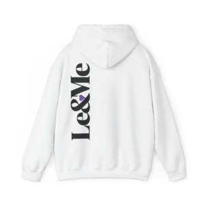 Large Vertical Signature Le&Me Logo Hoodie