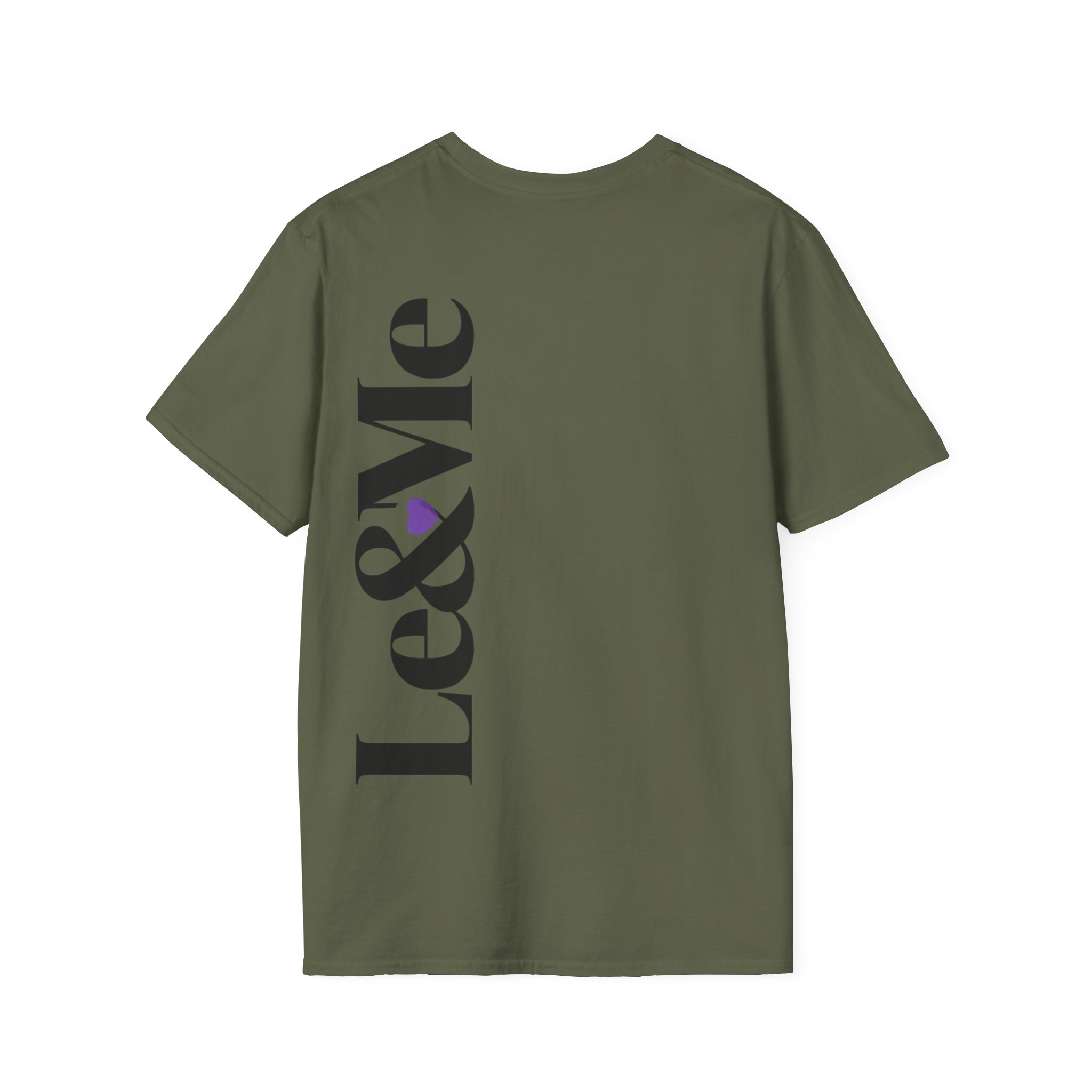 Large Vertical Signature Le&Me Logo T-Shirt - Image 8