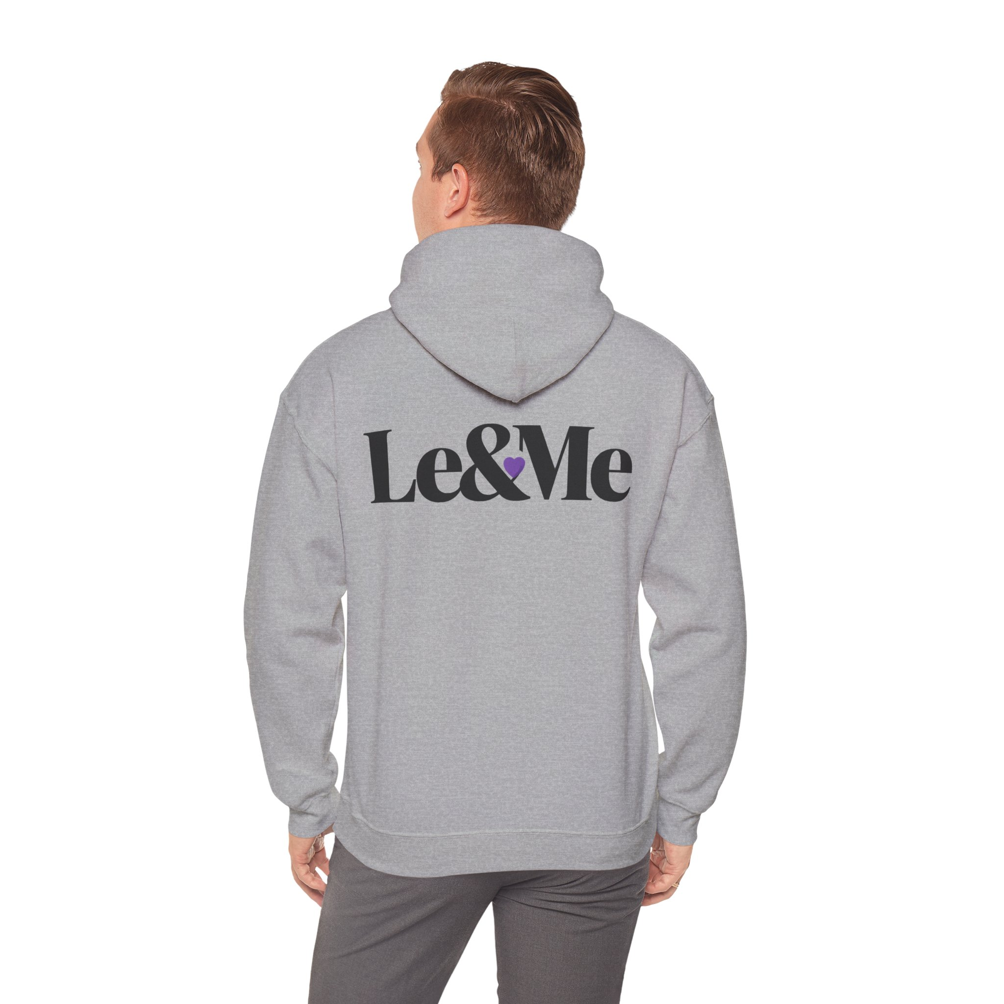 Horizontal Large Back Signature Le&Me Logo Hoodie - Image 2