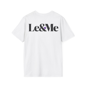 Horizontal Large Back Signature Le&Me Logo T-Shirt