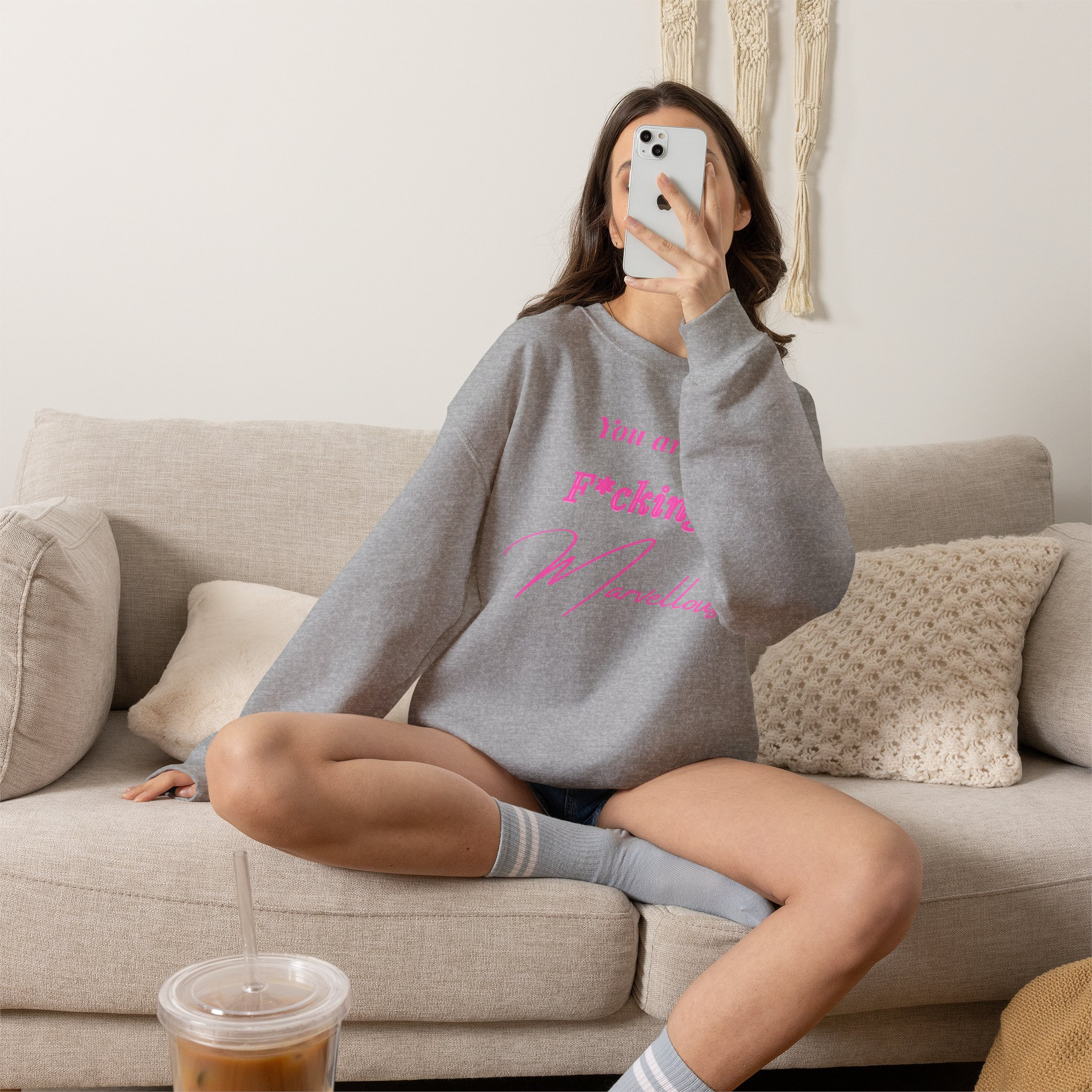 You Are F*cking Marvellous Sweatshirt - Image 11