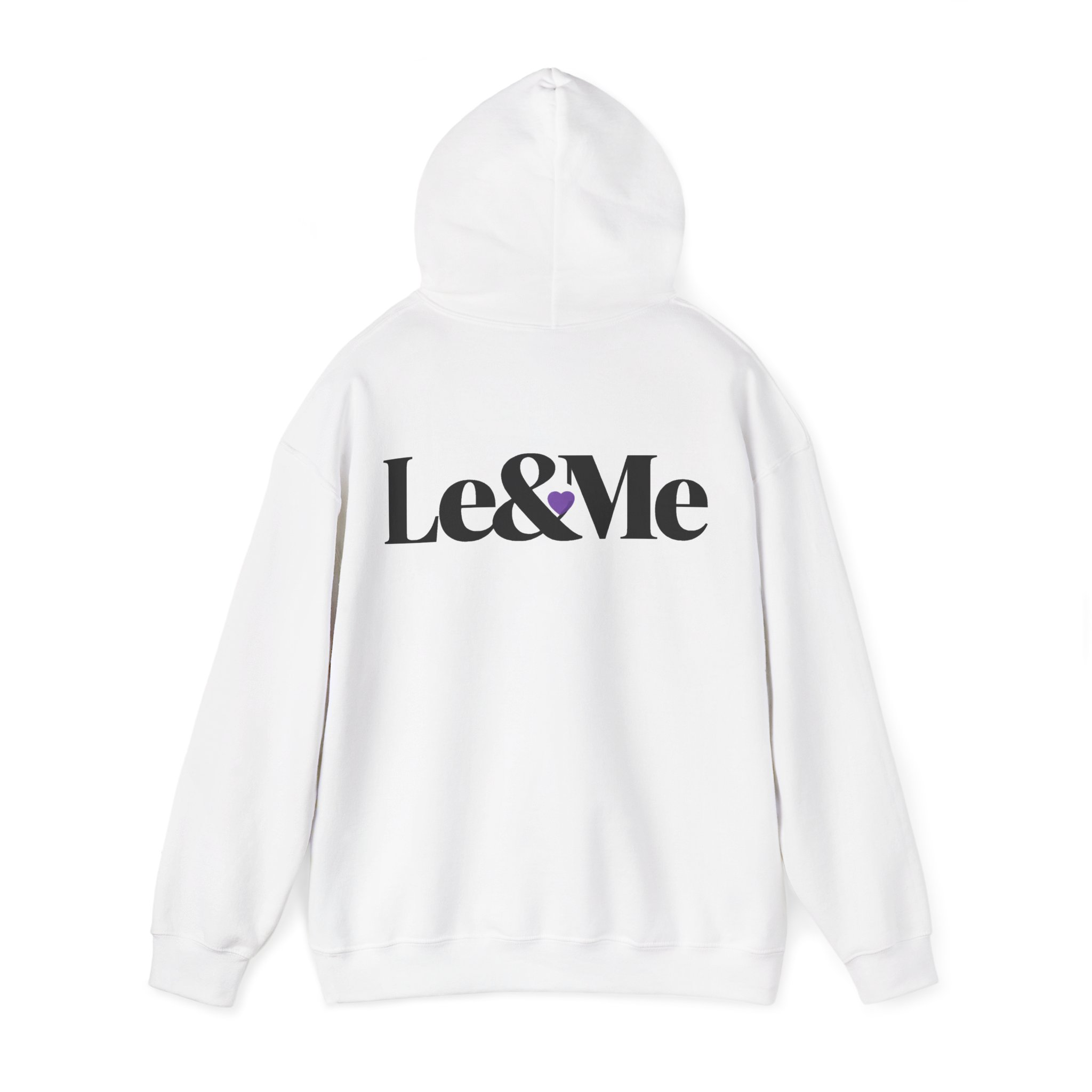 Horizontal Large Back Signature Le&Me Logo Hoodie - Image 4
