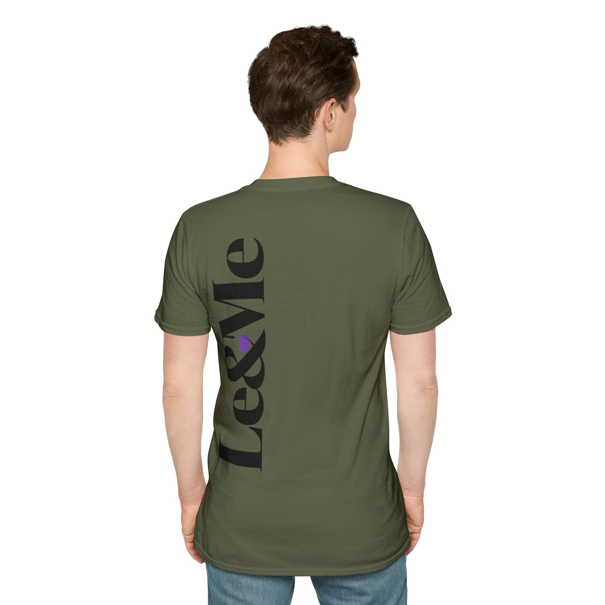 Large Vertical Signature Le&Me Logo T-Shirt - Image 9