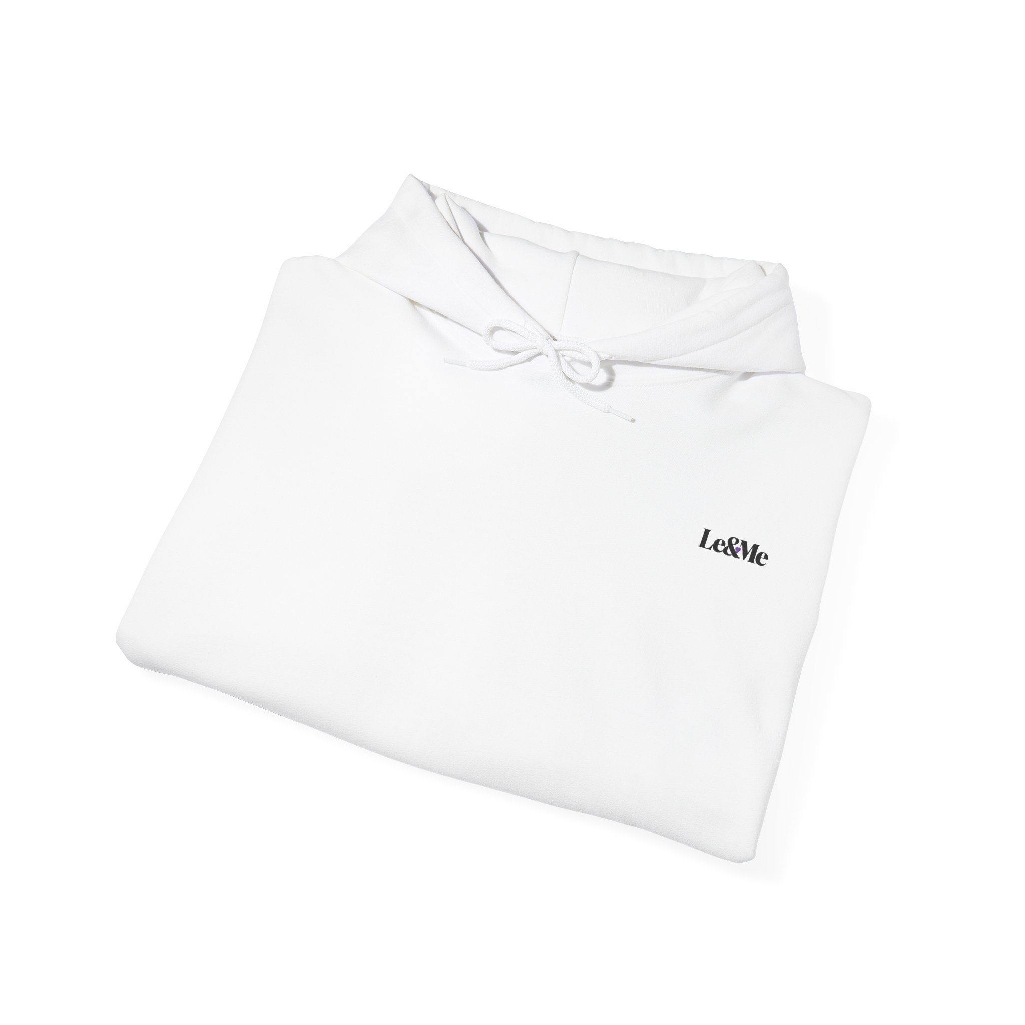 Le&Me Signature Minimalist Script Hoodie - Image 5