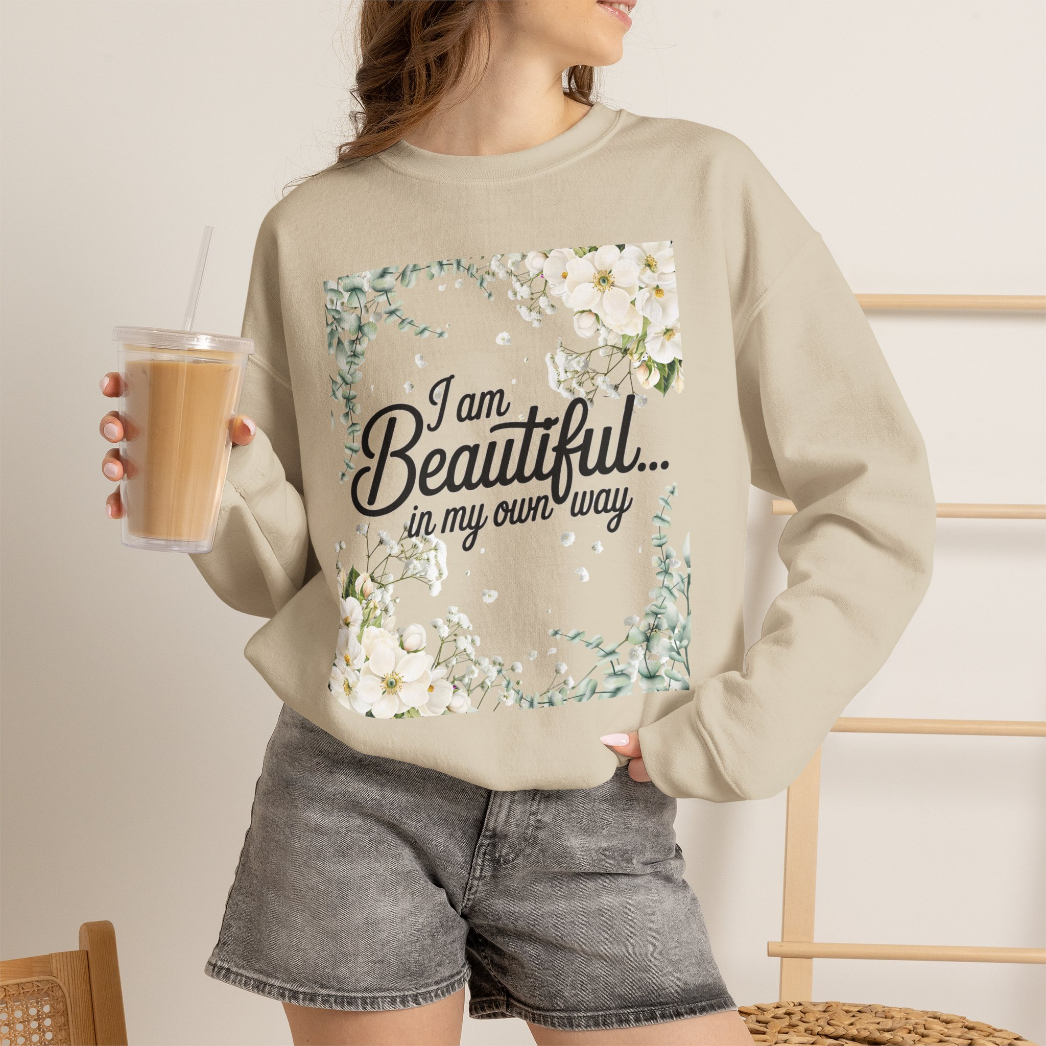 I Am Beautiful In My Own Way Sweatshirt - Image 5