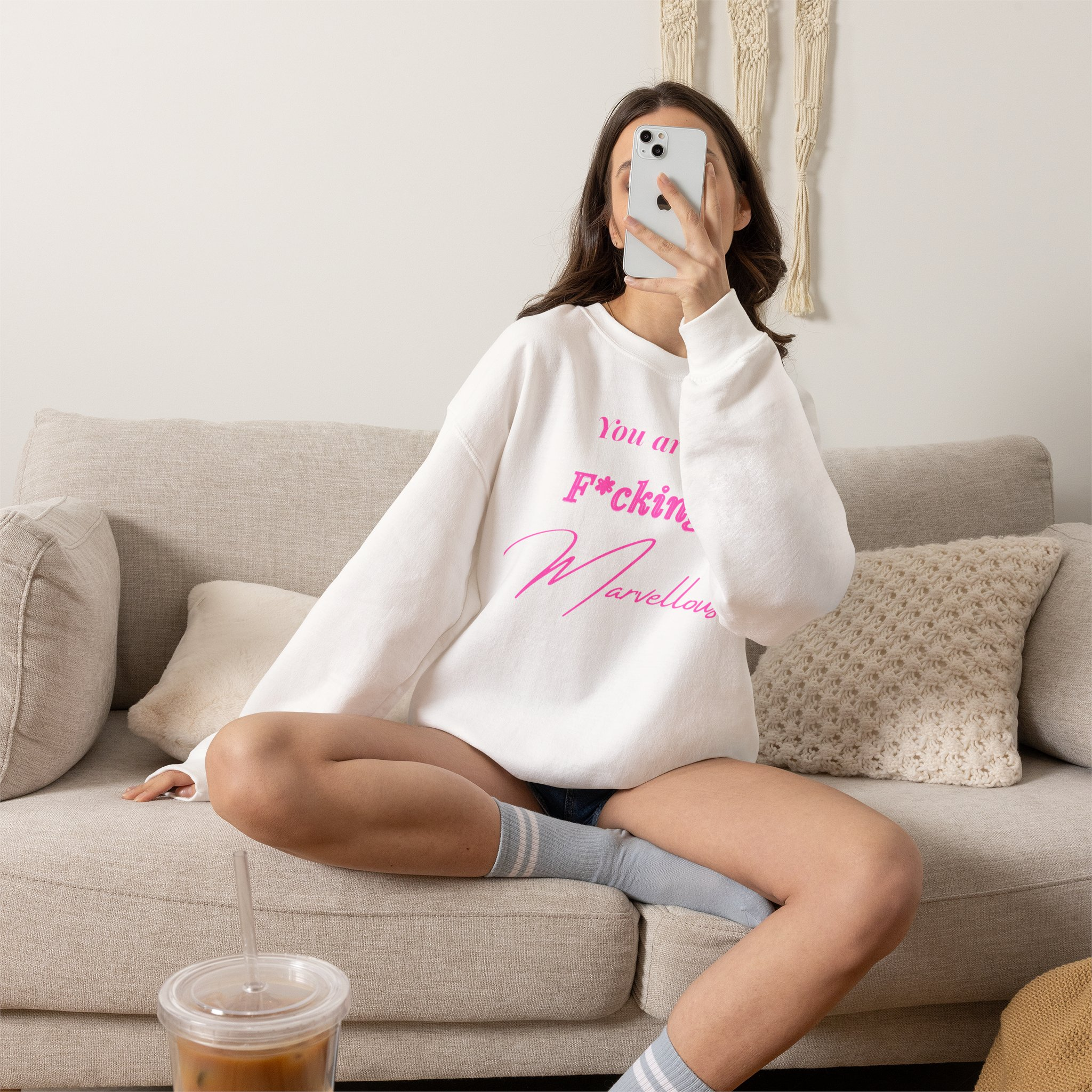 You Are F*cking Marvellous Sweatshirt - Image 4
