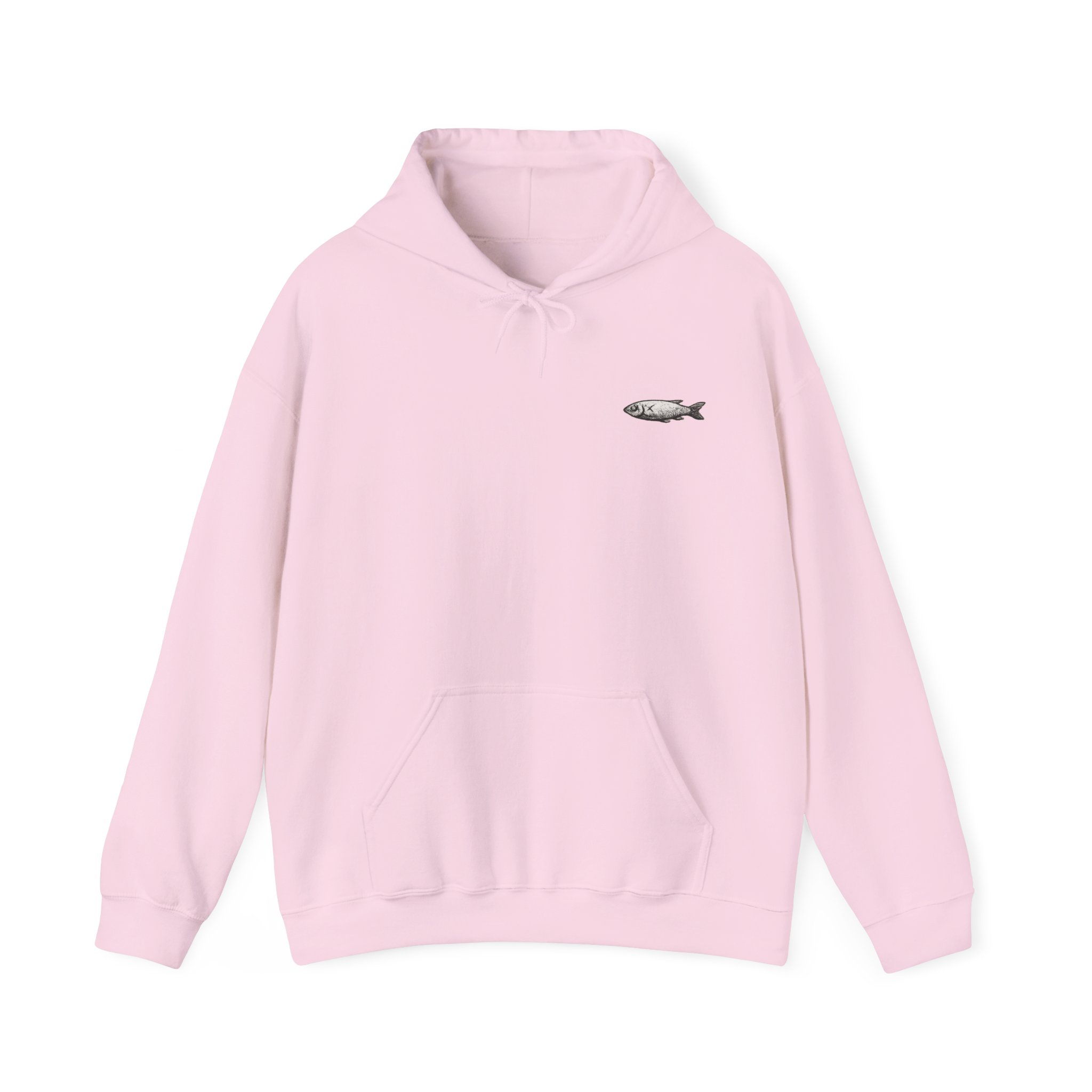 Only Dead Fish Go With The Flow Hoodie - Image 7
