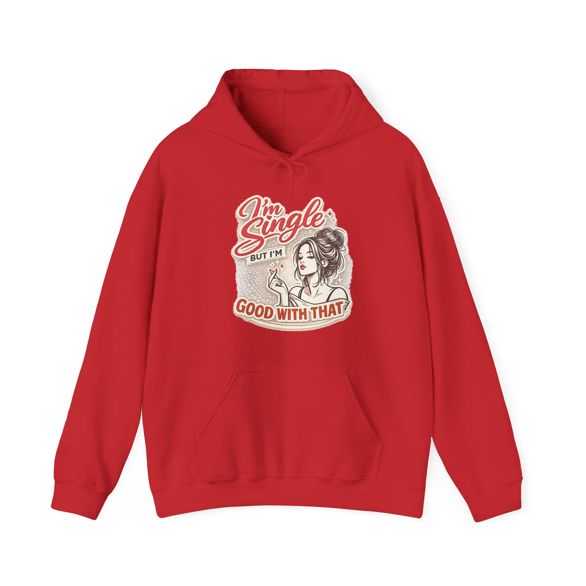 I'm Single But I'm Good With That Hoodie - Image 12