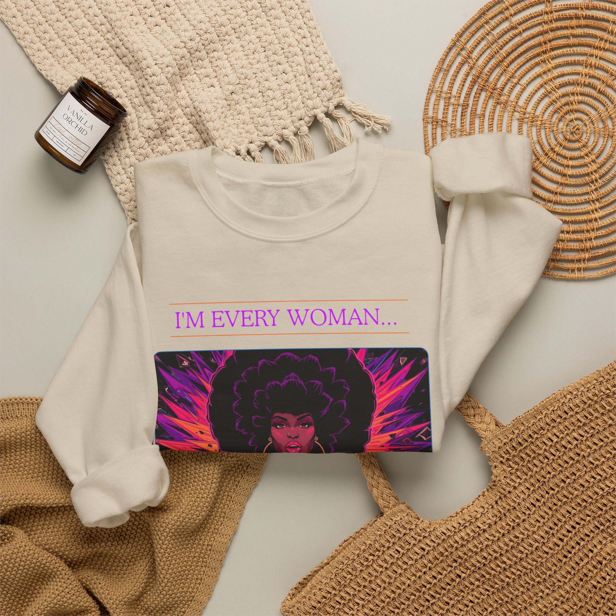 I’m Every Woman, Period!!! Sweatshirt - Image 9