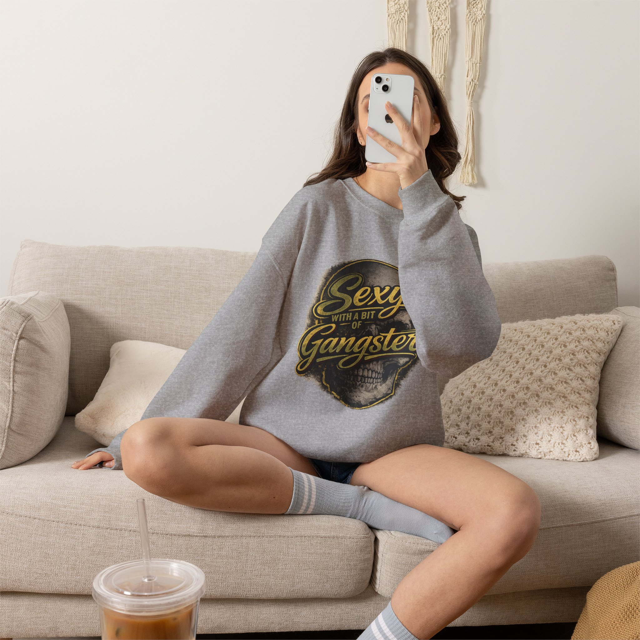 Sexy With A Bit Of Gangster Sweatshirt - Image 2