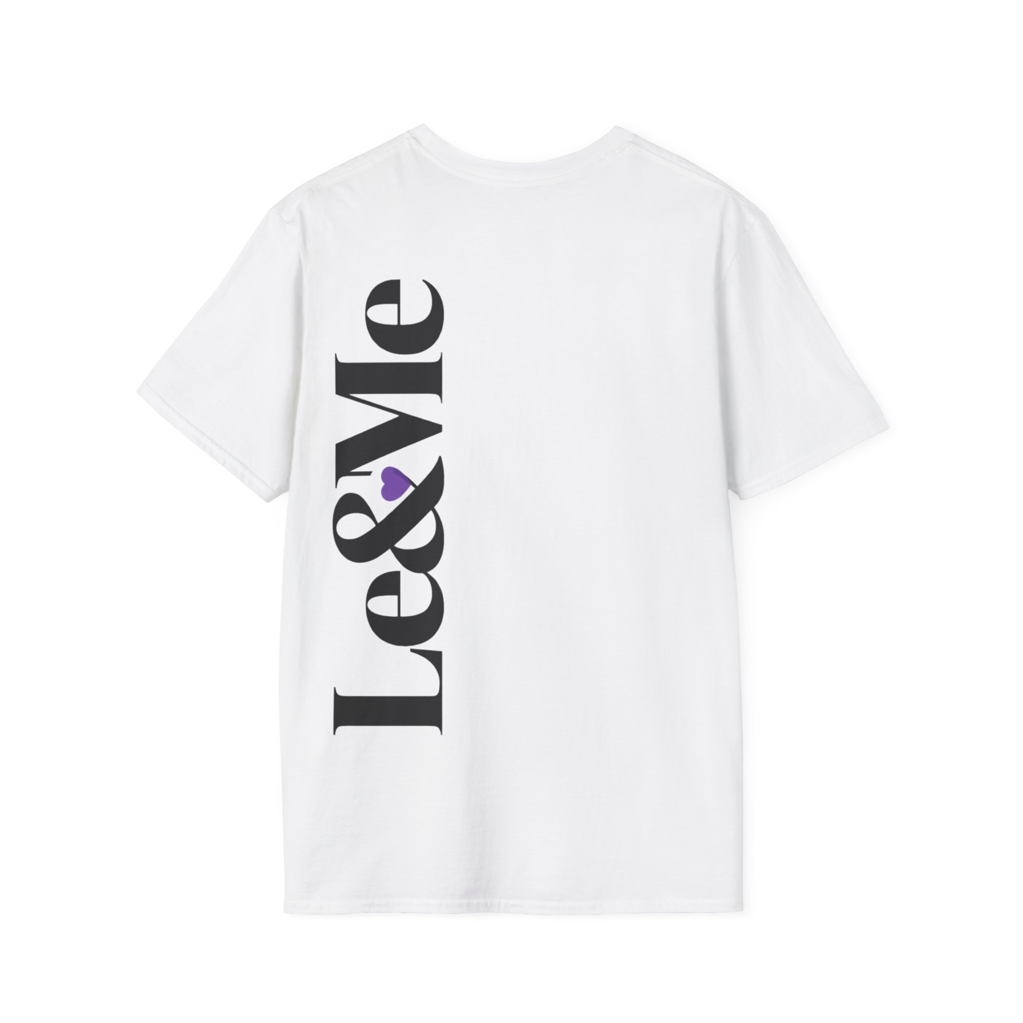 Large Vertical Signature Le&Me Logo T-Shirt - Image 7