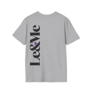 Large Vertical Signature Le&Me Logo T-Shirt