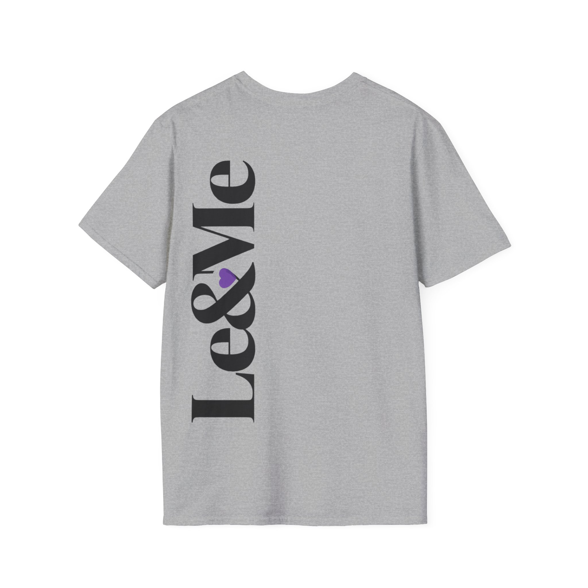 Large Vertical Signature Le&Me Logo T-Shirt