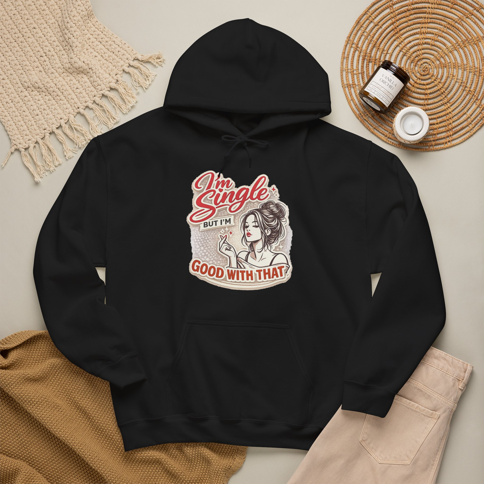 I'm Single But I'm Good With That Hoodie - Image 11
