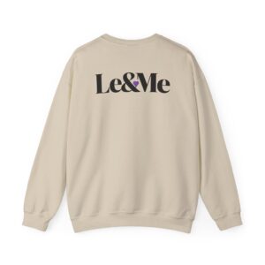 Horizontal Large Back Signature Le&Me Logo Sweatshirt