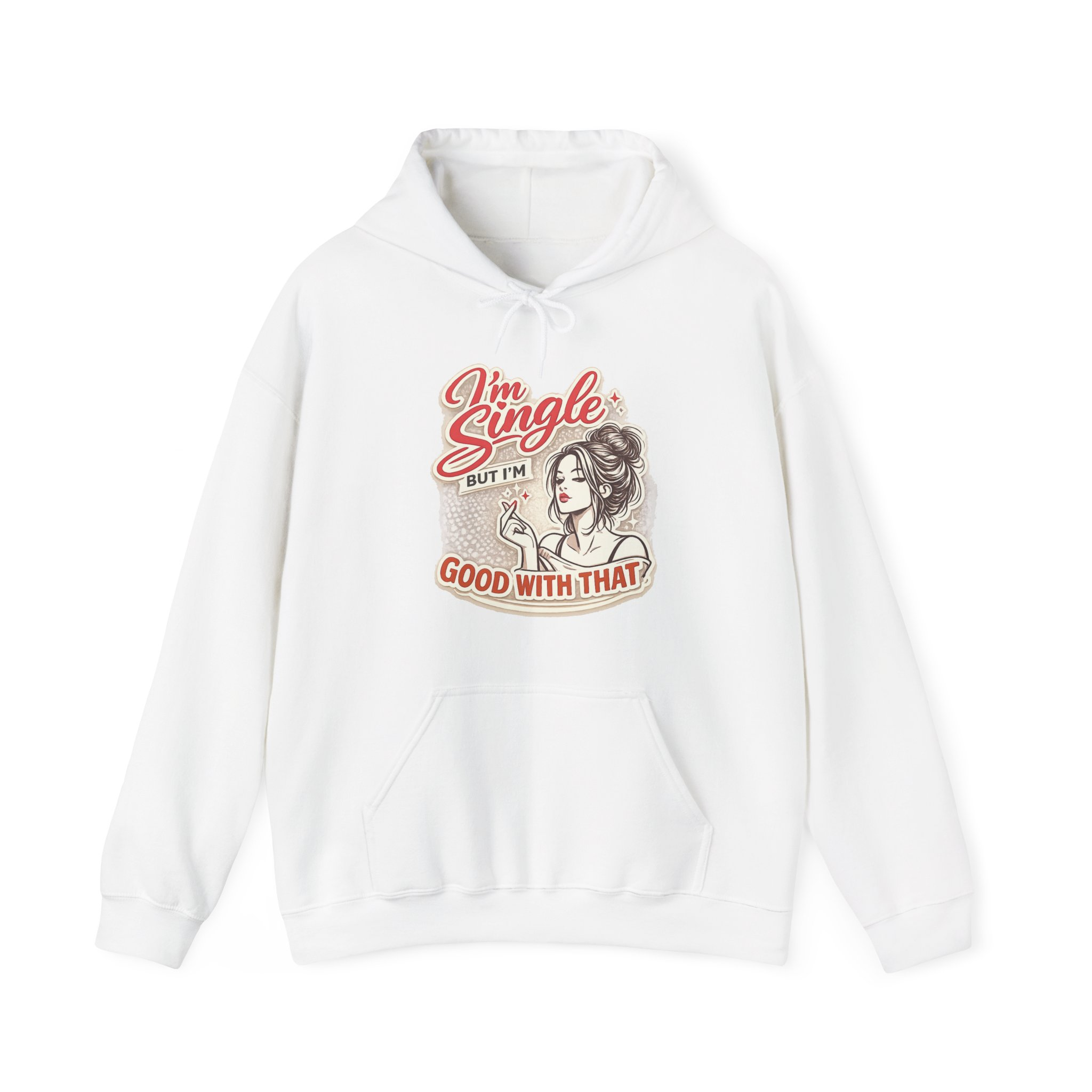 I'm Single But I'm Good With That Hoodie - Image 7