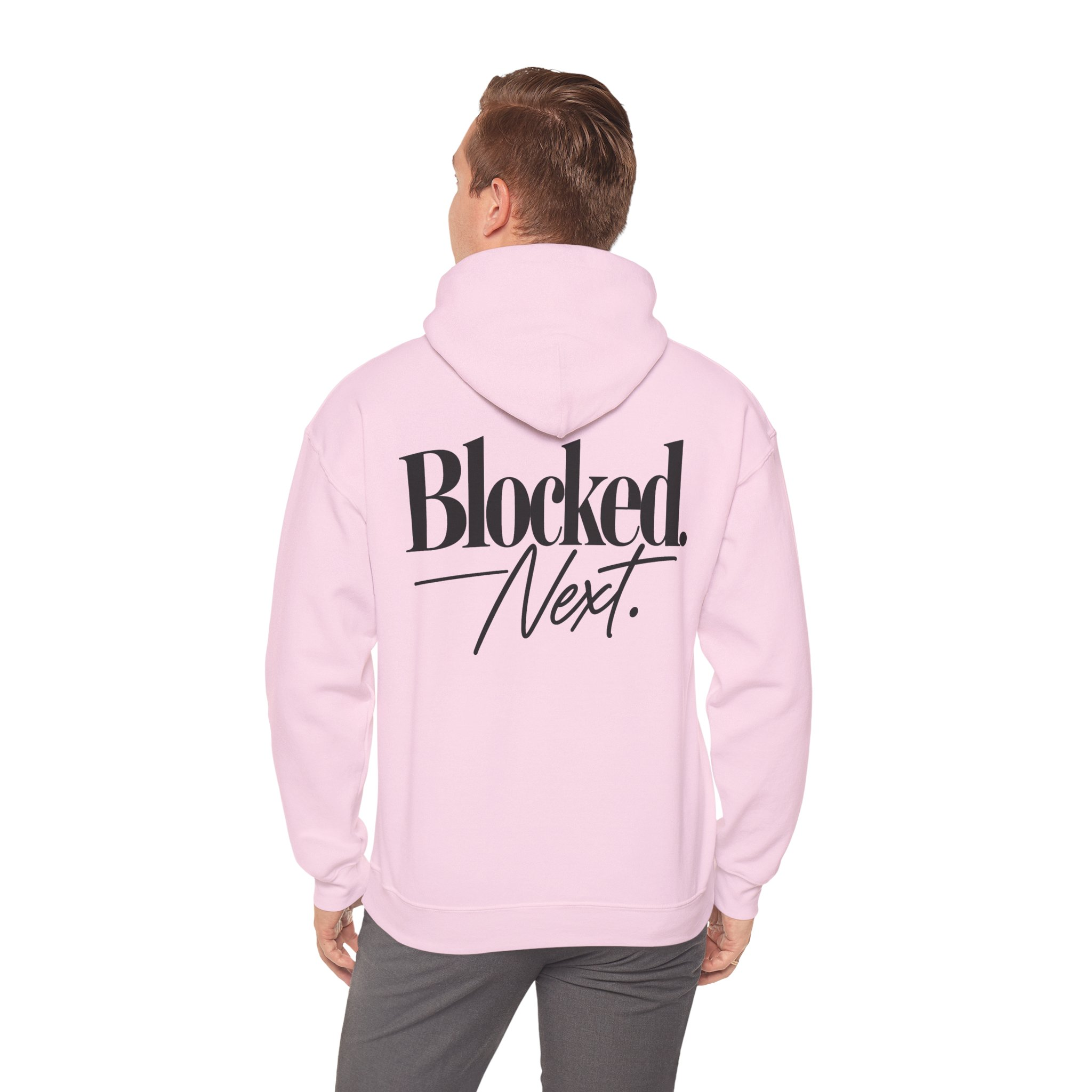 Blocked. Next. Hoodie - Back Print - Image 22