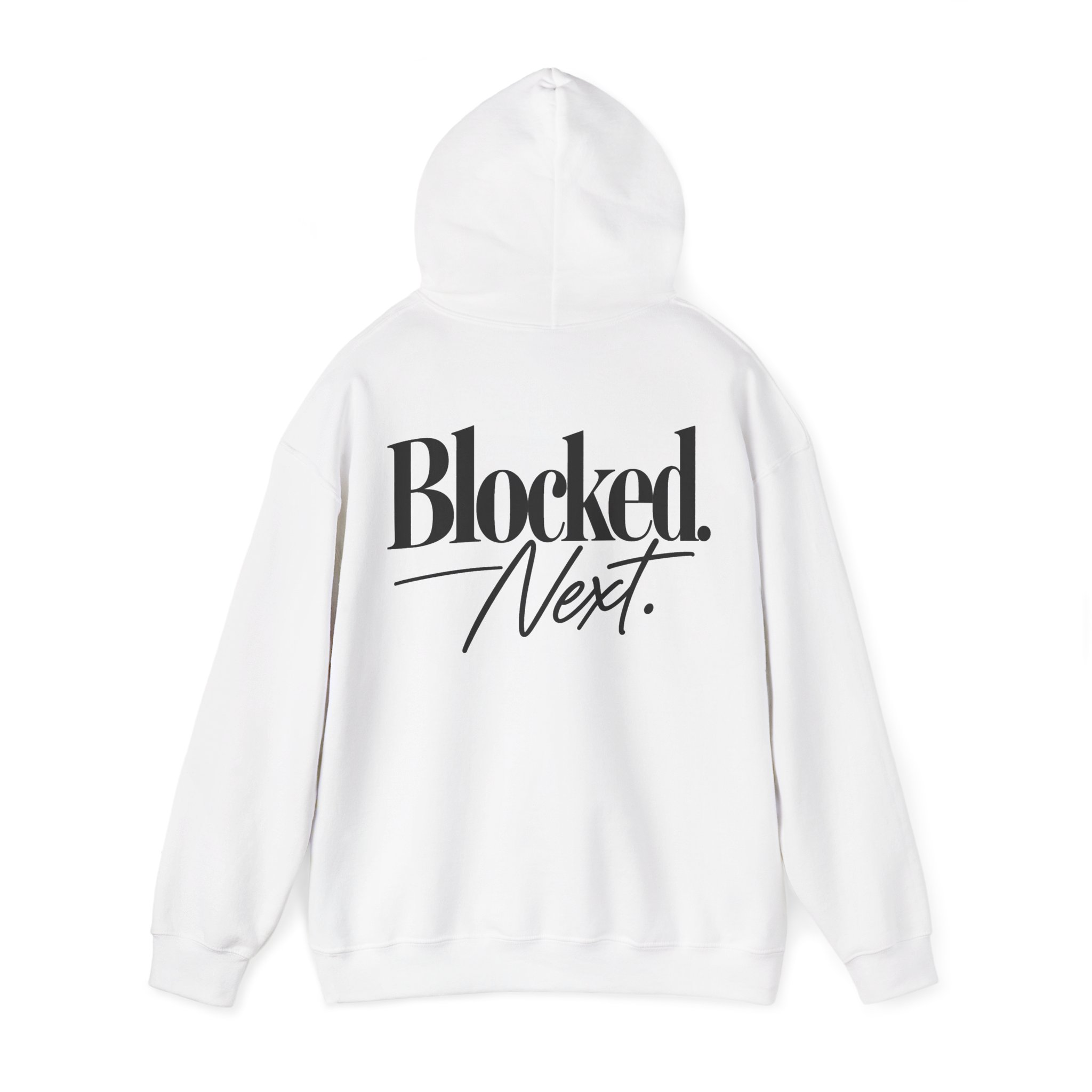 Blocked. Next. Hoodie - Back Print - Image 5