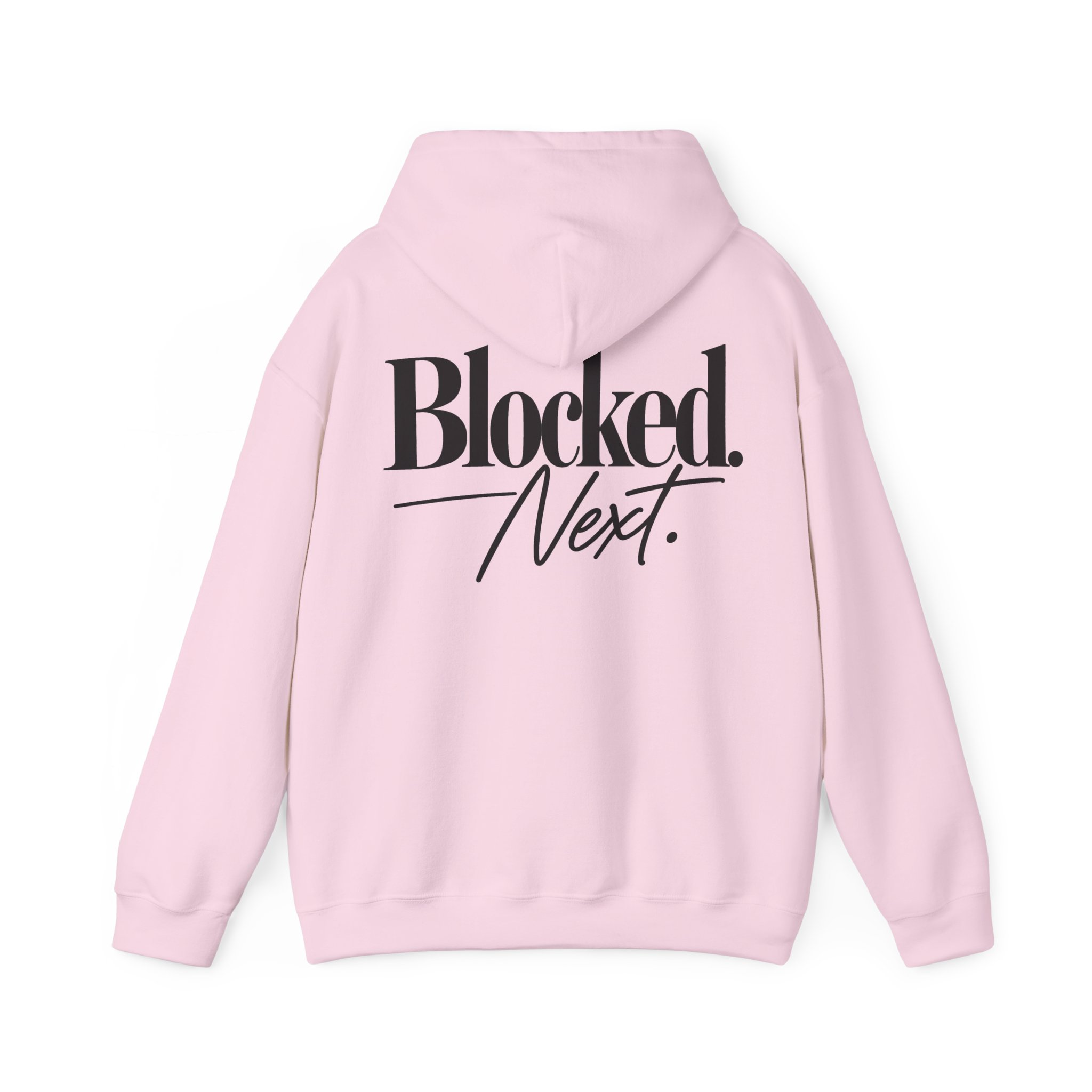 Blocked. Next. Hoodie - Back Print - Image 20