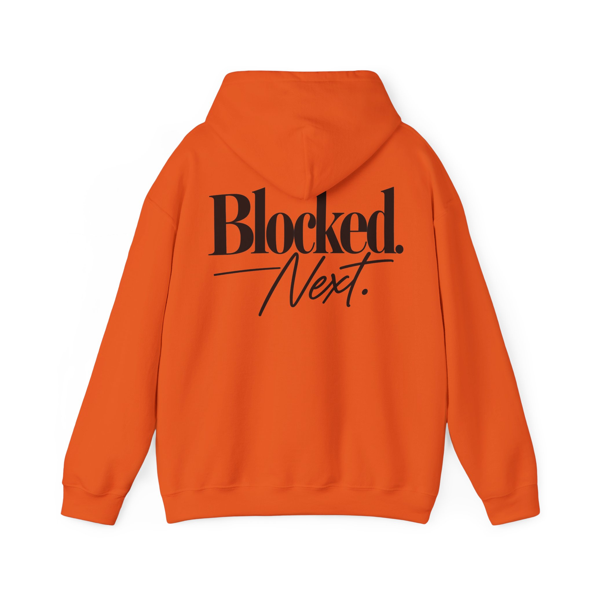 Blocked. Next. Hoodie - Back Print - Image 8