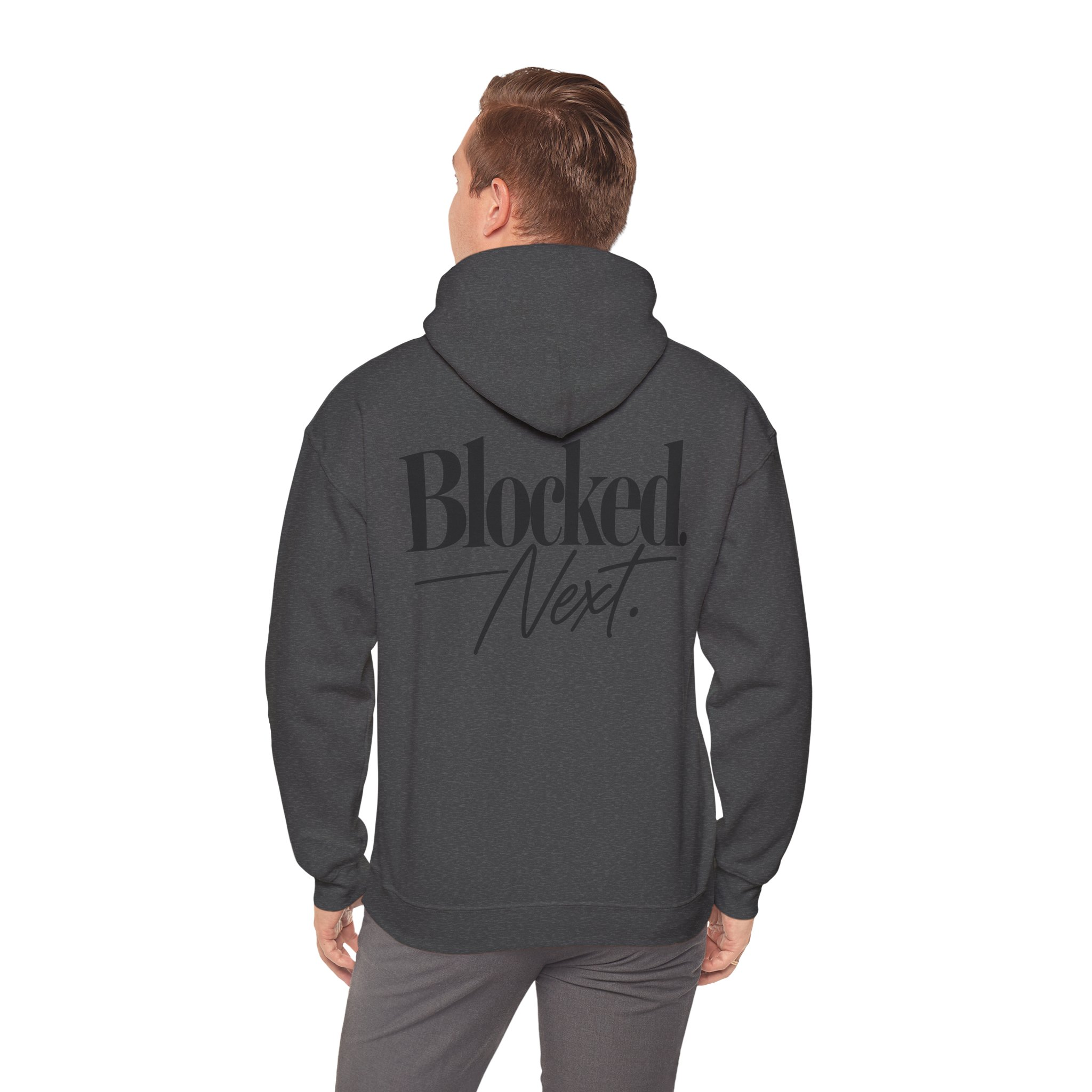 Blocked. Next. Hoodie - Back Print - Image 16