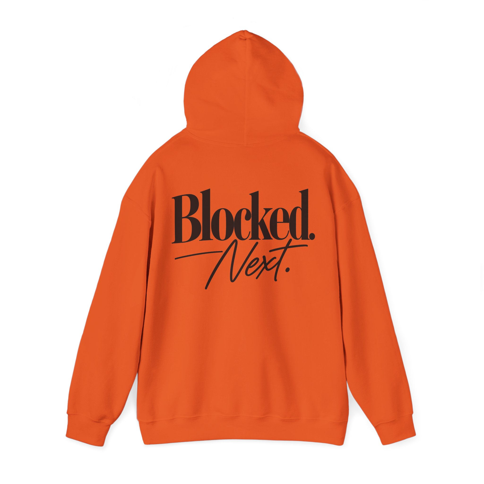 Blocked. Next. Hoodie - Back Print - Image 9