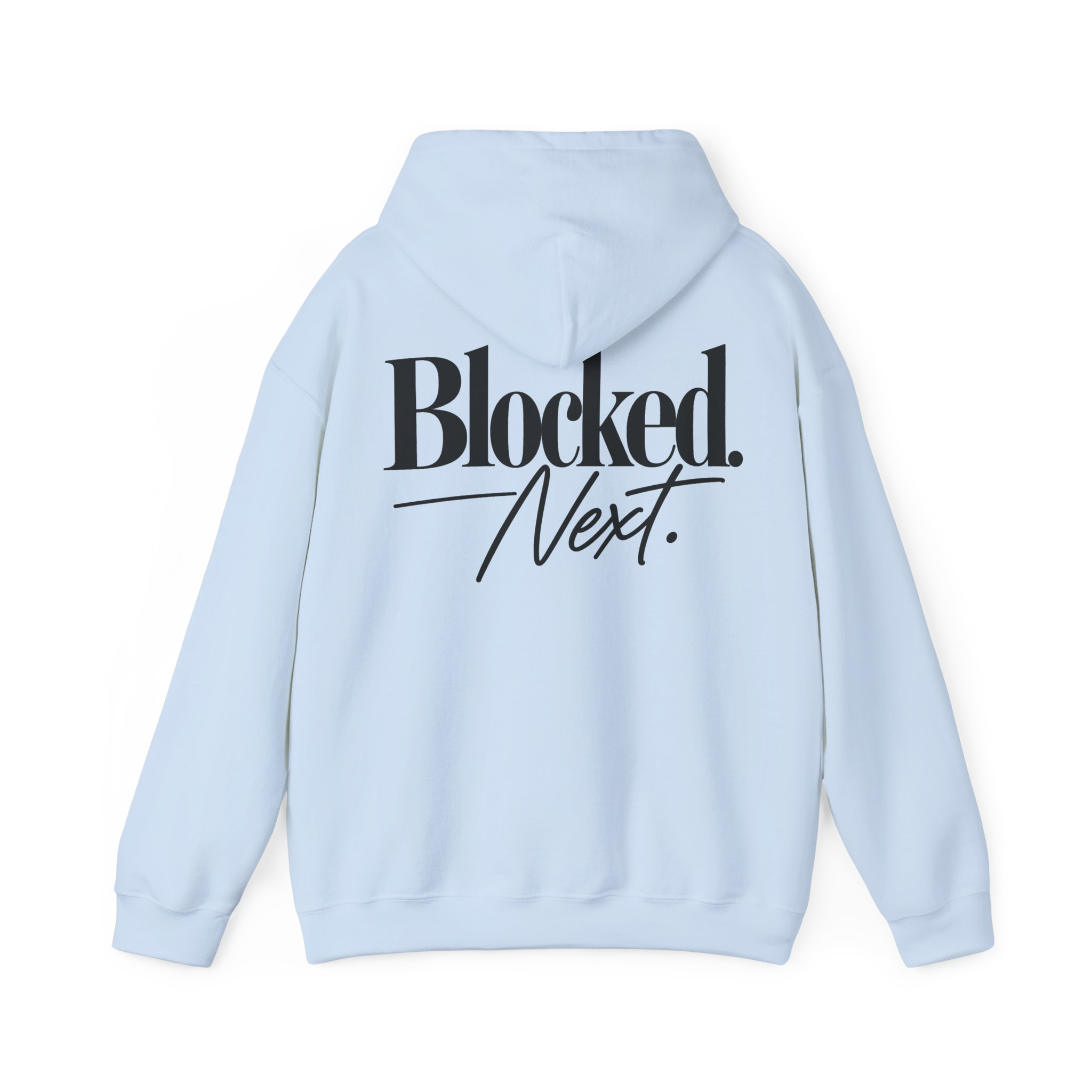 Blocked. Next. Hoodie - Back Print - Image 17